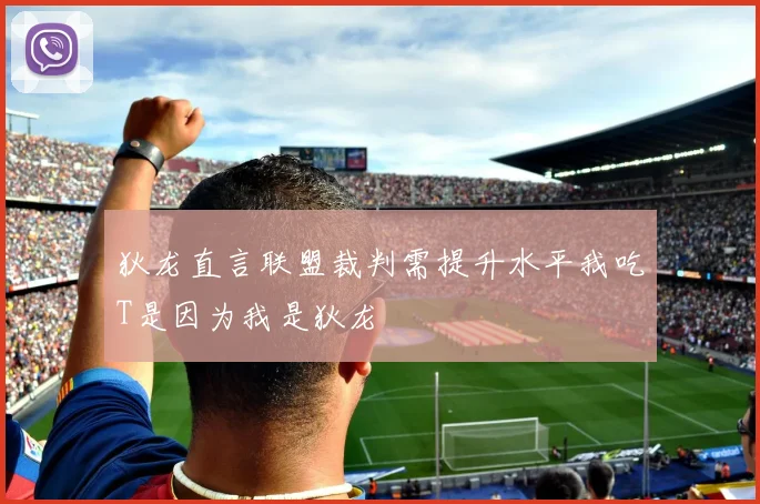狄龙直言联盟裁判需提升水平我吃T是因为我是狄龙